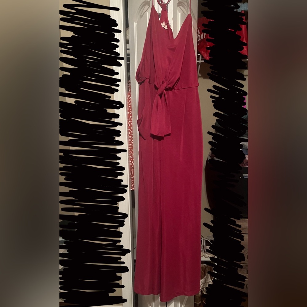 Magenta Jumpsuit
